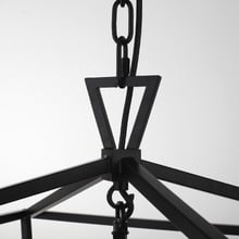 Panama Steel 6 Light Pendant